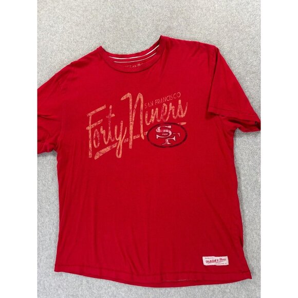 San Francisco 49ers Tailored Fit Sideline NFL Tee Shirt (Men's XL)‎ Red - Picture 1 of 12